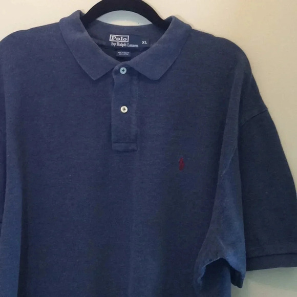 Polo by RL Blue Shirt Maroon Pony Size XL - Picture 1 of 7